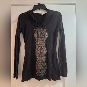 Vintage Society Black Long Sleeve Top